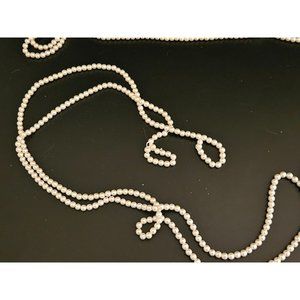 Vintage Crystal Pearl Garland 118 in in length